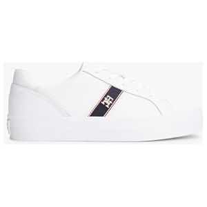 Tommy Hilfiger - Lage Sneakers - Wit - Leer