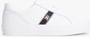 Tommy Hilfiger - Lage Sneakers - Wit - Leer
