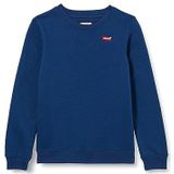 Levi's - Mini Logo Crewneck Sweatshirt - Zwart - Biologisch Fleece