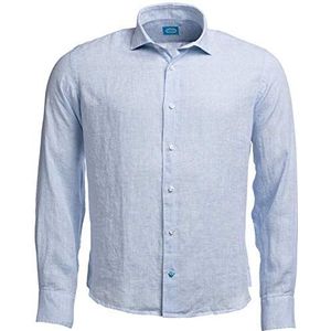 Panareha Men's Linen Shirt FIJI Light Blue (XXL)
