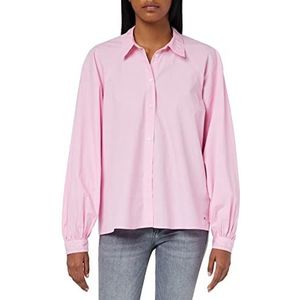 Tommy Hilfiger Dames ORG CO Solid Raglan Shirt LS Casual, Classic Roze, 44