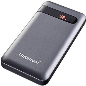 Intenso 7332330 Powerbank PD 10000 - externe accu met Power Delivery & Quick Charge 3 (10000mAh, geschikt voor smartphone, tablet, MP3-speler, digitale camera), zwart