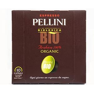 Pellini Bio 100% Arabica Organic Espresso Capsules – Organic Italian Coffee Capsules - Nescafé Dolce Gusto Compatible, 60 Capsules