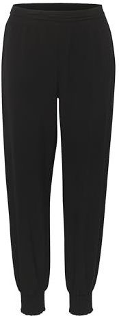 Cream - Crcharlott Harem Pant - Broek - Pitch Black - 63% Polyester 33% Viscose 4% Elastaan