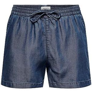 ONLY Women's ONLPEMA Life Lyocell DNM NOOS Jeans Shorts, Dark Blue Denim, XXS, donkerblauw (dark blue denim), XXS