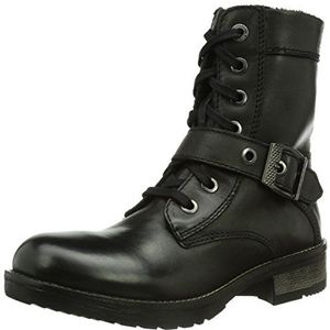 s.Oliver 25207 dames biker boots, zwart zwart 1, 37 EU