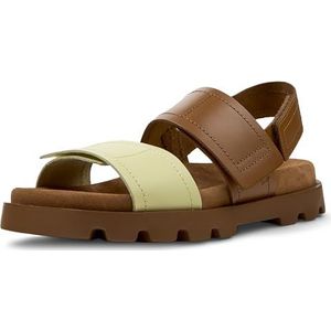 Camper - Brutus - Sandaal - Cognac - Pasteelgeel