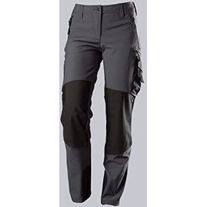 BP 1862 620 Superstretch broek voor dames 92% polyamide, 8% elastaan antraciet/zwart, maat 46n