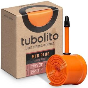 Tubolito Unisex – Tubo-MTB fietsslang voor volwassenen, oranje, 27,5+