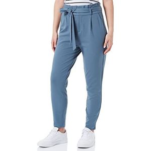 VERO MODA Damesbroek Vmeva Hr Loose Paperbag Pant Ga Noos, China Blue, XL / 30L, China blue, XL / 30L