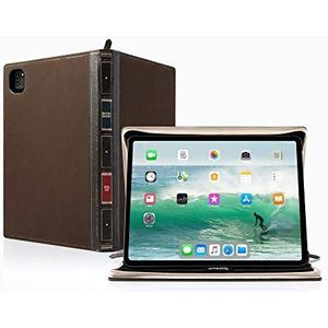 Twelve South BookBook Vol 2 for 11-inch iPad Pro (Gen 1 and 2, M1), Hardback Leather Case and Easel with Pencil/document/keyboard storage for iPad Pro + Apple Pencil
