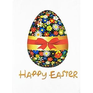 Half a Donkey Happy Easter - Large Cotton Tea Towel