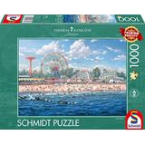 Schmidt Spiele 57365 Thomas Kinkade, Coney Island, puzzel van 1000 stukjes