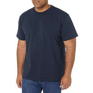 Dickies Heren T-shirt met korte mouwen en zware ronde hals, Donkere marine, L