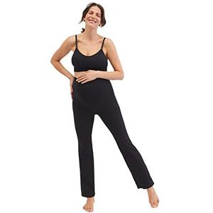 Motherhood Maternity Vrouwen Active Secret Fit Belly Boot Cut Yoga Broek, Zwart, S