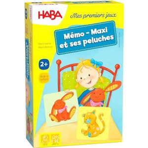 HABA Ondernemings-Mes Erste Memos, Maxi en zijn knuffeldieren, 306063, 306063, kleurrijk