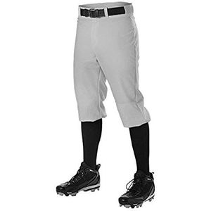 Alleson Athletic mens Capri Casual Pants, Grey, Large Short US