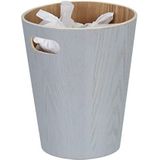 Relaxdays papierbak kantoor - prullenmand hout - papier verzamelbak - prullenbak 7.5 liter