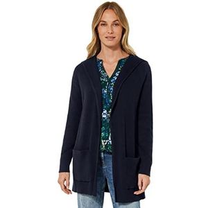 CECIL Dames B253431 Longcardigan, deep Blue, XS, blauw (deep blue), XS