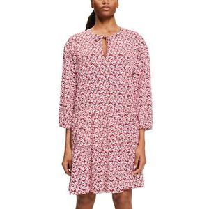 ESPRIT CalUSA Beach Acc CVE Jurk, dark red, M