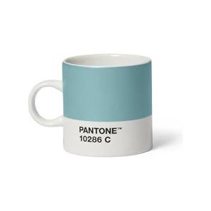 Pantone Porseleinen espressokopje, dikwandig, vaatwasmachinebestendig, 120 ml, Ice Blue 10286