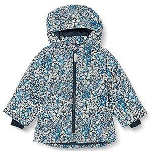 NAME IT Baby-meisjes Nmfmaxi Jacket Small Flowers jas, Dark Sapphire, 80 cm