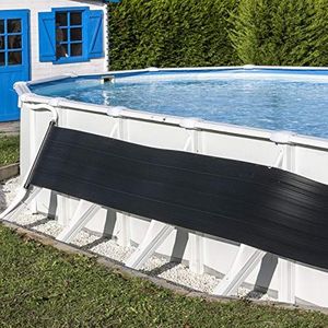 Gre AR2069 Manufacturas Zwembadverwarmer op zonne-energie met minimaal aanbevolen pompvermogen 1/3 HP, zwart, 600 x 60 x 0,6 cm