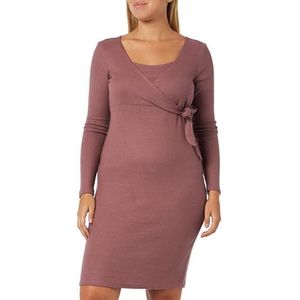 Noppies ASA Ultra Soft Nurs Dress Ls Jurk voor dames, Rose Taupe - N136, 36
