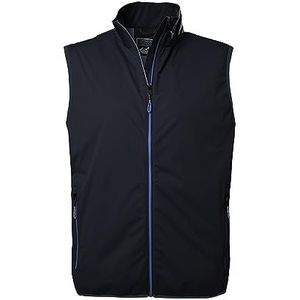 killtec Heren 2-laags functioneel vest/vest met opstaande kraag, opvouwbaar KOS 257 MN VST, dark navy, XXL, 41365-000
