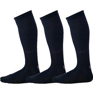 Pierre Henry Over the Calf Sokken voor Heren (3 paar) | Katoenen Jurk Sokken | Blauwe Navy Sokken ontworpen om 12+ uur op te blijven | Dagelijks Navy (Maat 38-44) (3 paar), Dagelijkse marine