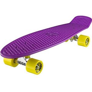 Ridge PB-27-Purple-Yellow Skateboard, Paars/Geel, 69 cm