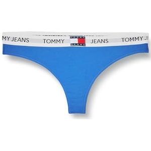 Tommy Jeans Dames Thong (EXT Maten) Tangas, Empire Blue, XL, Empire Blue, XL