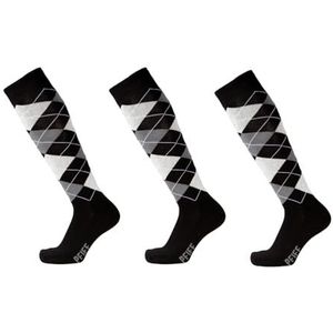 PFIFF - Rijkousen - Set van 3 Stuks - Rijsokken met Versterkt Voetbed