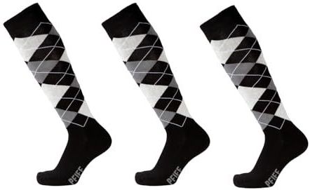 PFIFF - Rijkousen - Set van 3 Stuks - Rijsokken met Versterkt Voetbed