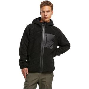 Brandit Teddyfleece Work Jacket 15Y, Farbe: black, Größe: S