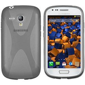 mumbi Hoes compatibel met Samsung Galaxy S3 mini telefoonhoes telefoonhoes, transparant zwart