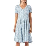 Kaffe - Jurk 'Molly' - Lichtblauw/Wit - Blousejurken