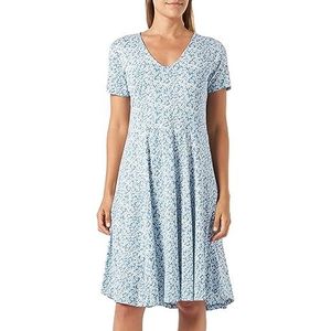 Kaffe - Jurk 'Molly' - Lichtblauw/Wit - Blousejurken