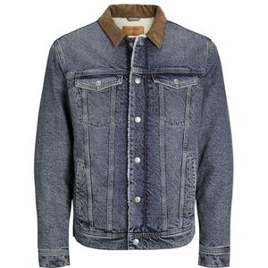 JACK & JONES Jeansjas voor heren, Denim Blauw, XL