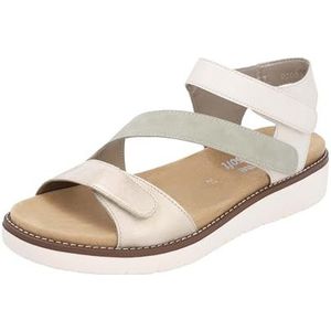 Remonte Dames D2050 riempjessandalen, beige, 41 EU, beige, 41 EU