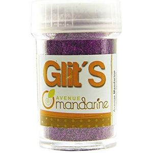 Avenue Mandarine 42731O Glitter Glit's Flacon (14 g, met praktisch strooi-opzetstuk voor eenvoudig gebruik, ideaal voor kinderen) 1 stuk violet