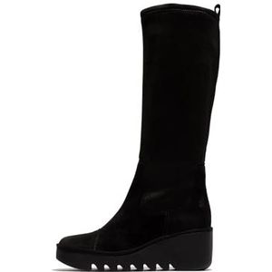 Fly London BADI601FLY Fashion dameslaarzen, zwart, maat 35, Zwart, 35 EU