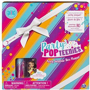 Party Popteenies Spinmaster 6044091 Party Surprise Box AVA, speelset met minipop en dierenvriend