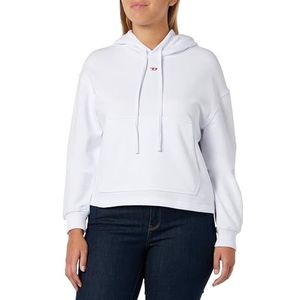 Diesel F-jaral-hood-d sweatshirt, uniseks, volwassenen, Helder wit, XL