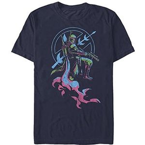 Star Wars Unisex vet seal organic T-shirt met korte mouwen, marineblauw, S, marineblauw, S