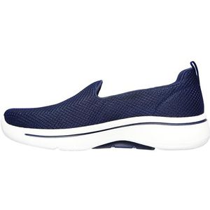 Skechers Go Walk Arch Fit Dankbaar voor dames, marine/Wit, 39.5 EU breed