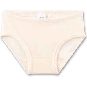 Sanetta Meisjesonderbroek beige | Hoge kwaliteit en duurzame onderbroek voor meisjes van katoenmix. Slip van badstof | Ondergoed voor meisjes, beige, 128 cm