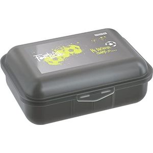 SIGG VIVA Lunchbox Football Tag (1 l), BPA-vrije kinderbroodtrommel voor school, kleurrijke snackbox met vakken voor meisjes en jongens