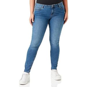 PCPEGGY LW Skinny ANK MB Jeans NOOS CP, blauw (medium blue denim), (XS) W x 30L