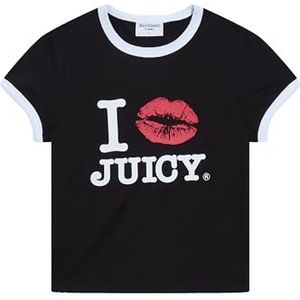 I KISS T-shirt, zwart, S